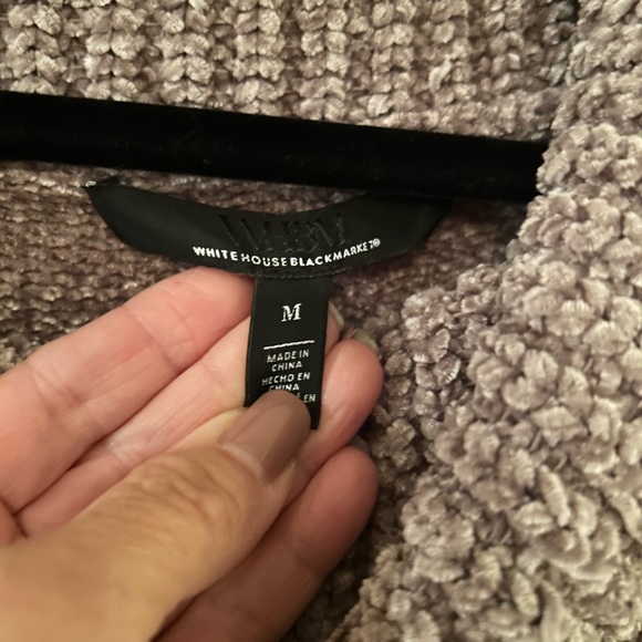 White House Black Market taupe Cowl Neck Sweater - Picture 2 of 3